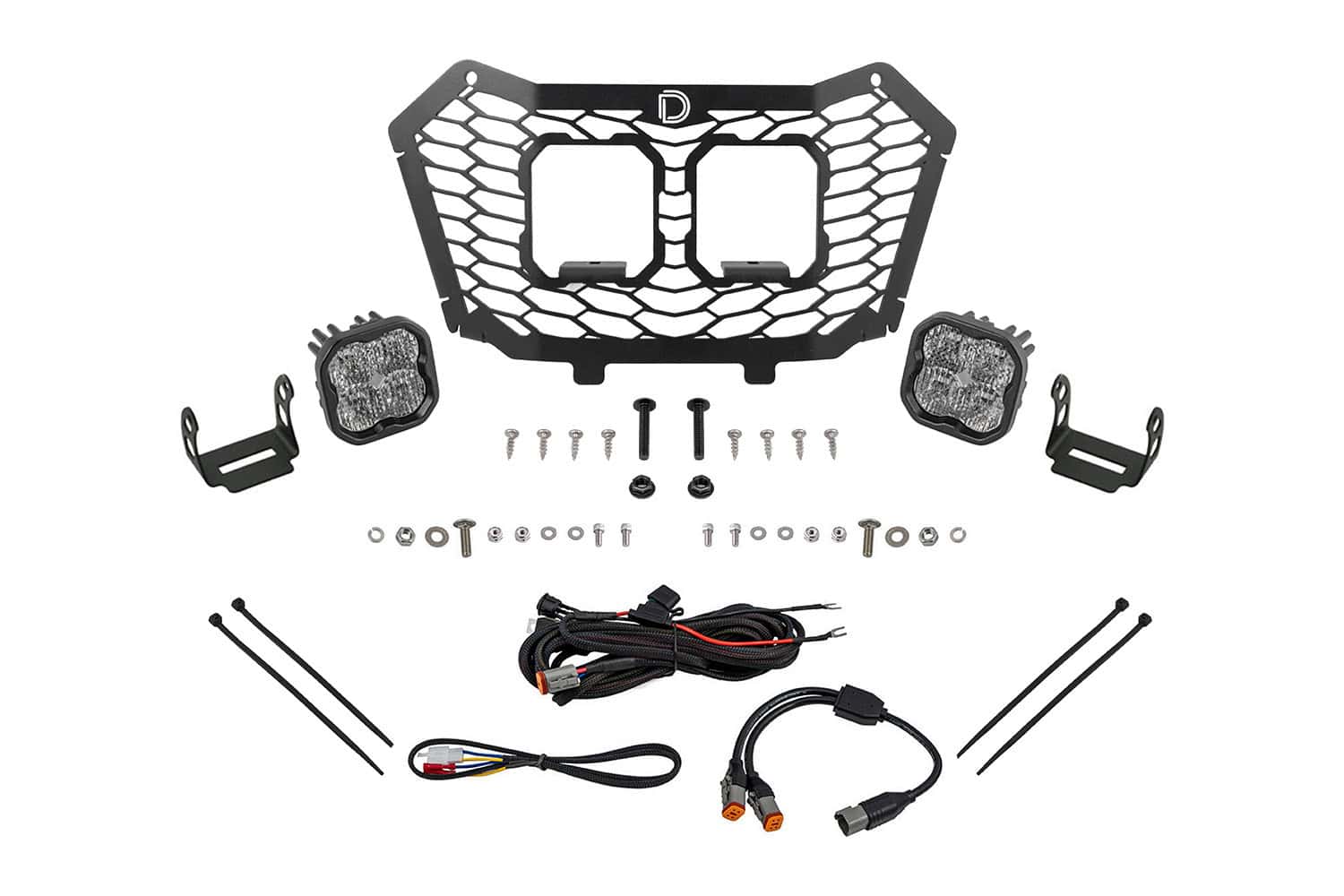 Diode Dynamics DD7903 Stage Series LED Grille Kit for 2022-2025 Honda Talon Pro White Combo