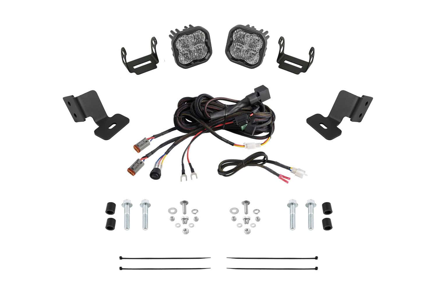 Diode Dynamics Stage Series Ditch Light Kit for 2019-2024 Honda Talon SS3 White Combo