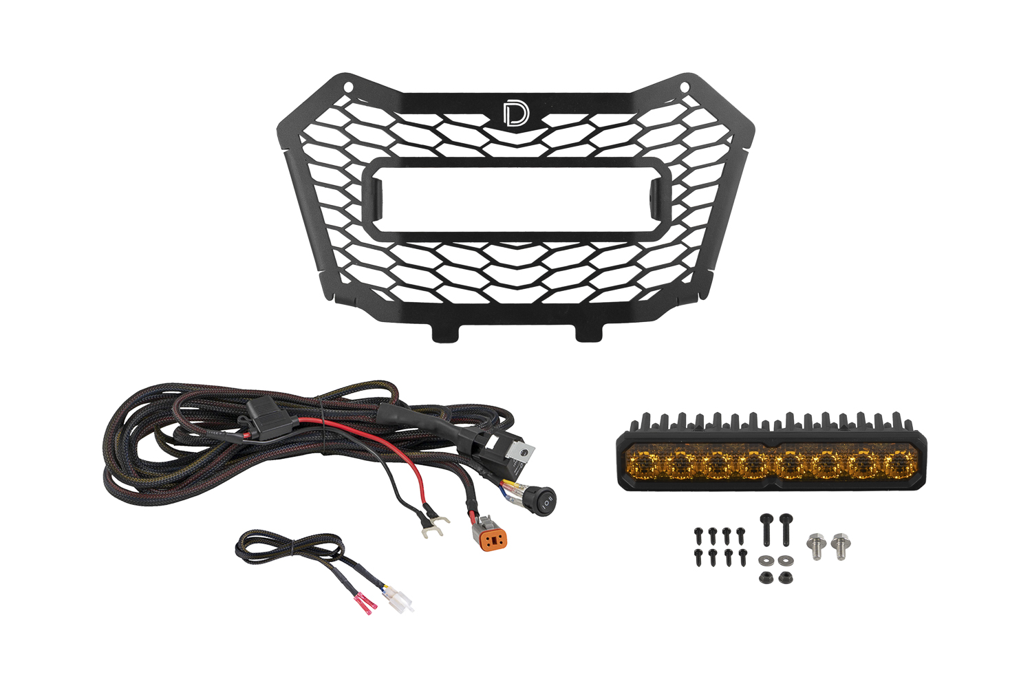 Diode Dynamics DD7929 Honda Talon 2019 SS10 Grille Pro Yellow Combo