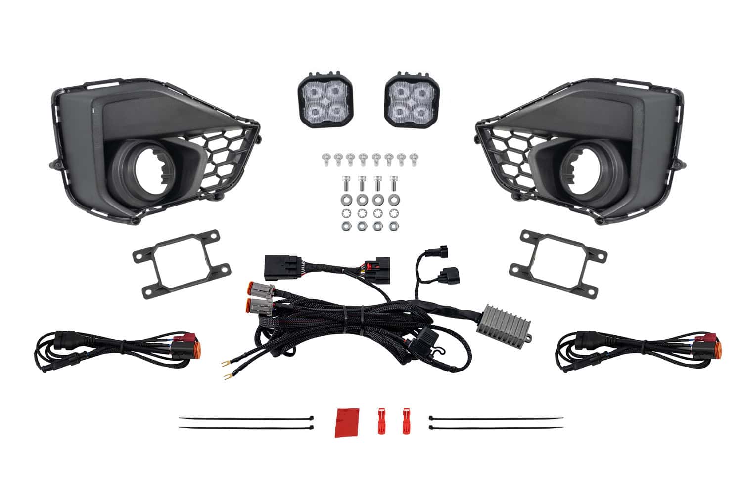 Diode Dynamics DD7972 SS3 Add-On Fog Lamp Kit for 2024+ Ford Mustang GT White Pro