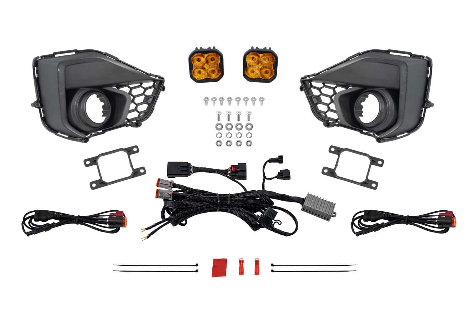 Diode Dynamics DD7975 SS3 Add-On Fog Lamp Kit for 2024+ Ford Mustang GT Yellow Max