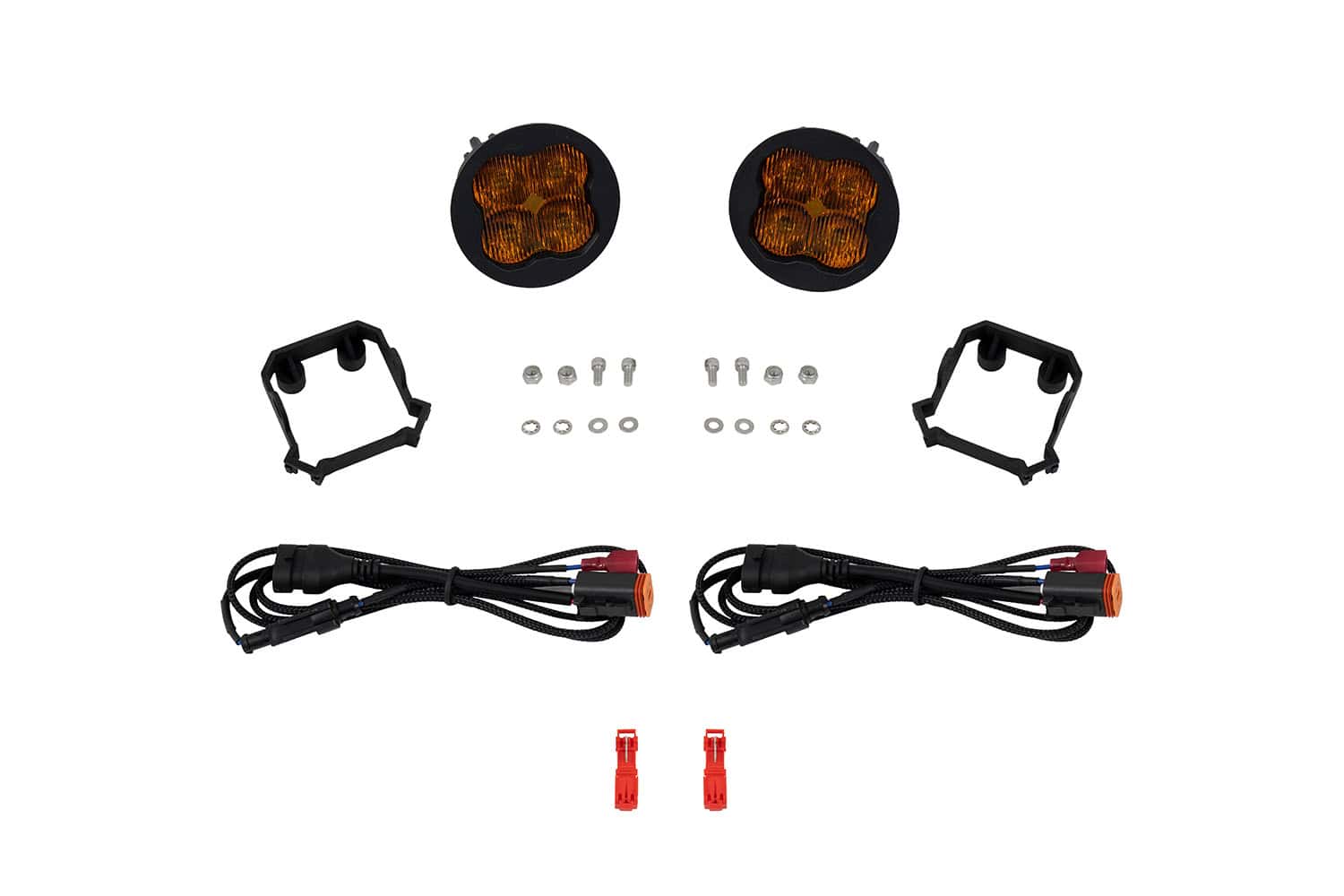 Diode Dynamics Ss3 Subaru Forester Kit 4 Diode Dynamics DD8046 SS3 Max Subaru Forester Kit ABL Yellow SAE Fog