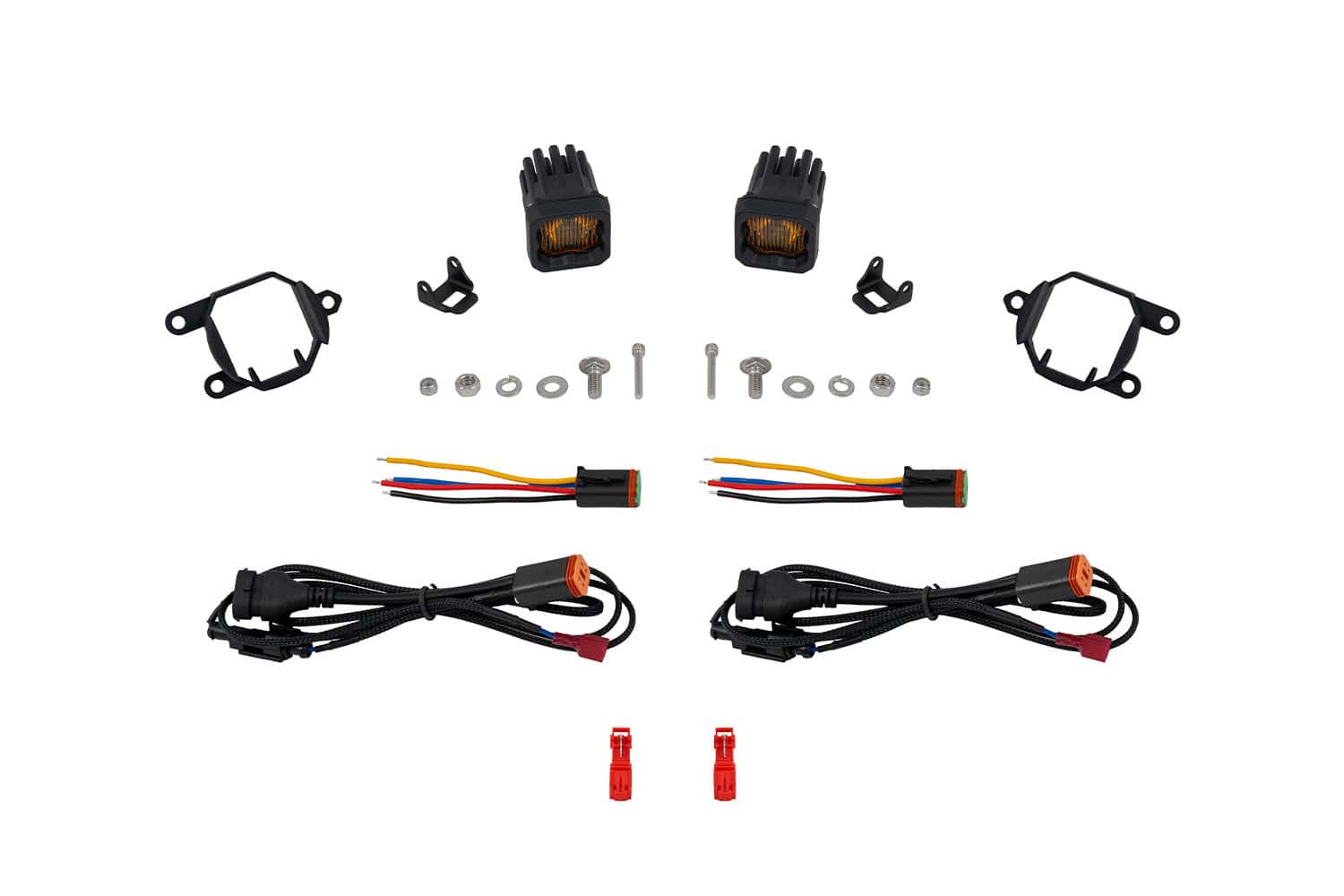 Diode Dynamics DD8056 SSC1 Type G4M LED Fog Light Kit Yellow SAE Fog