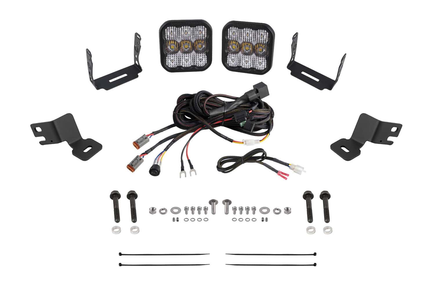 Diode Dynamics Stage Series Ditch Light Kit for 2019-2024 Polaris RZR XP SS5 White Combo