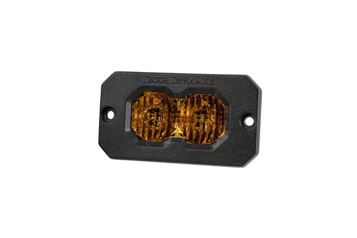 Diode Dynamics C2 2.0 yellow LED pod, flush mount, single