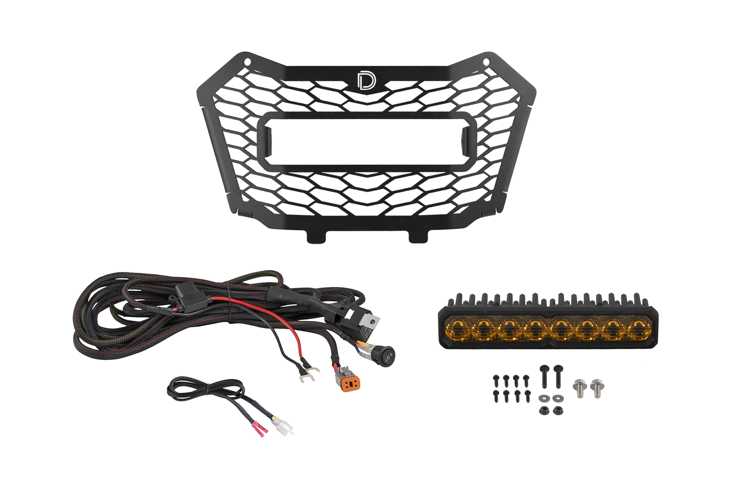 Diode Dynamics Honda Talon 2019 Ss10 Grille 3 Diode Dynamics DD8344 Honda Talon 2019 SS10 Grille Max Yellow Driving