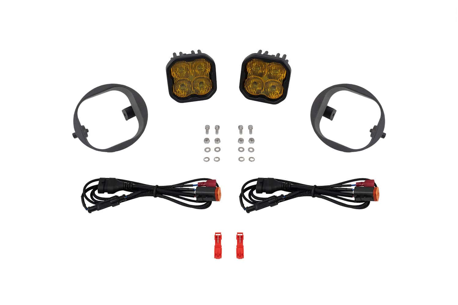 Diode Dynamics SS3 Honda Element Kit ABL Yellow SAE Fog