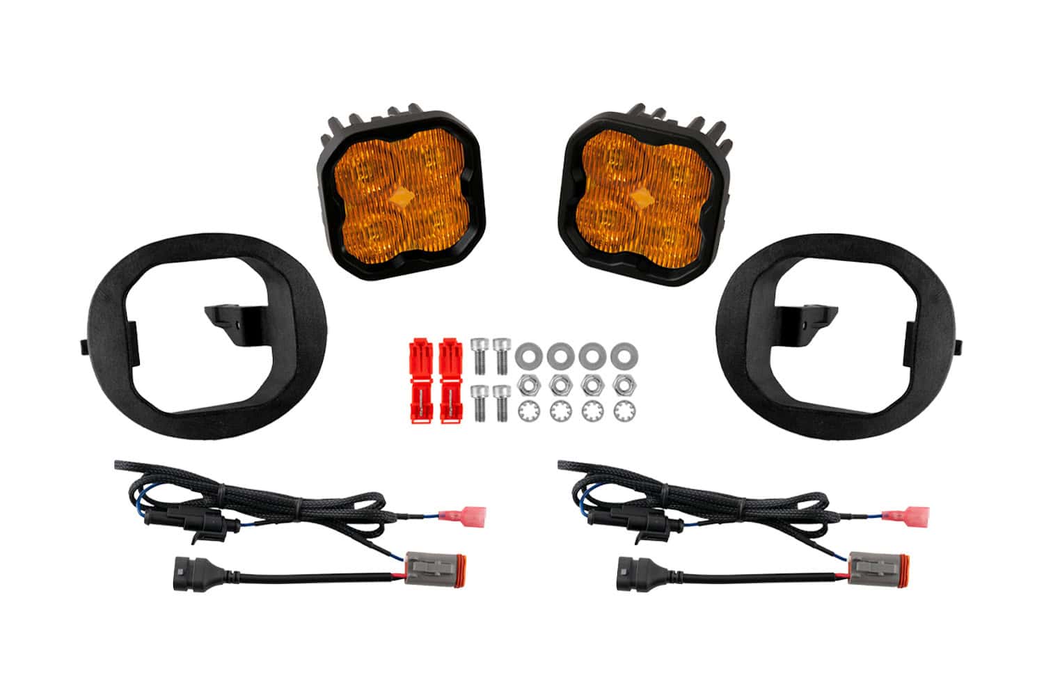 Diode Dynamics Ss3 Type Tr Kit 4 Diode Dynamics DD8564 SS3 Max Type TR Kit ABL Yellow SAE Fog