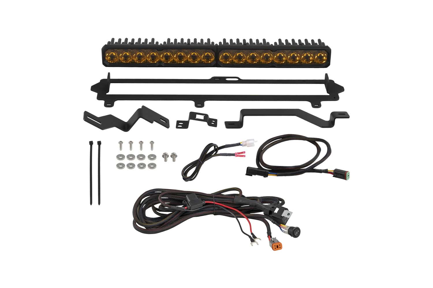 Diode Dynamics Tundra 2022 Pro Grille Ss20 Led Kit 4 Diode Dynamics DD8667 Tundra 2022 Pro Grille SS20 Pro LED Kit Yellow Driving