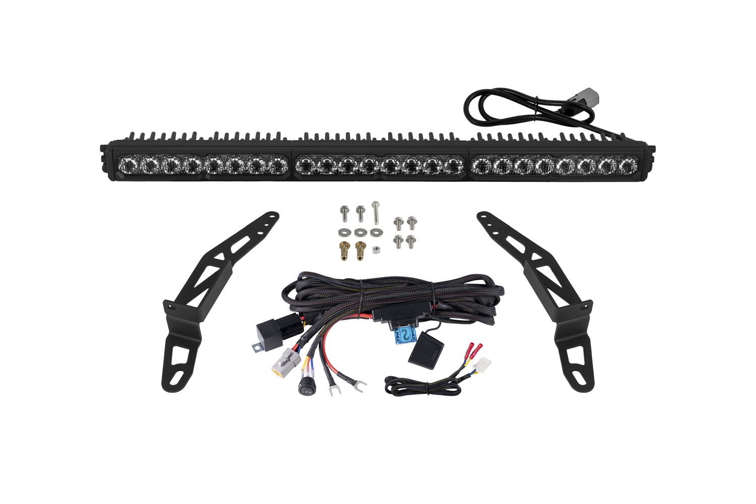 Diode Dynamics DD8681 Jeep 2018 SS30 Bumper LED Kit Pro White Combo ABL