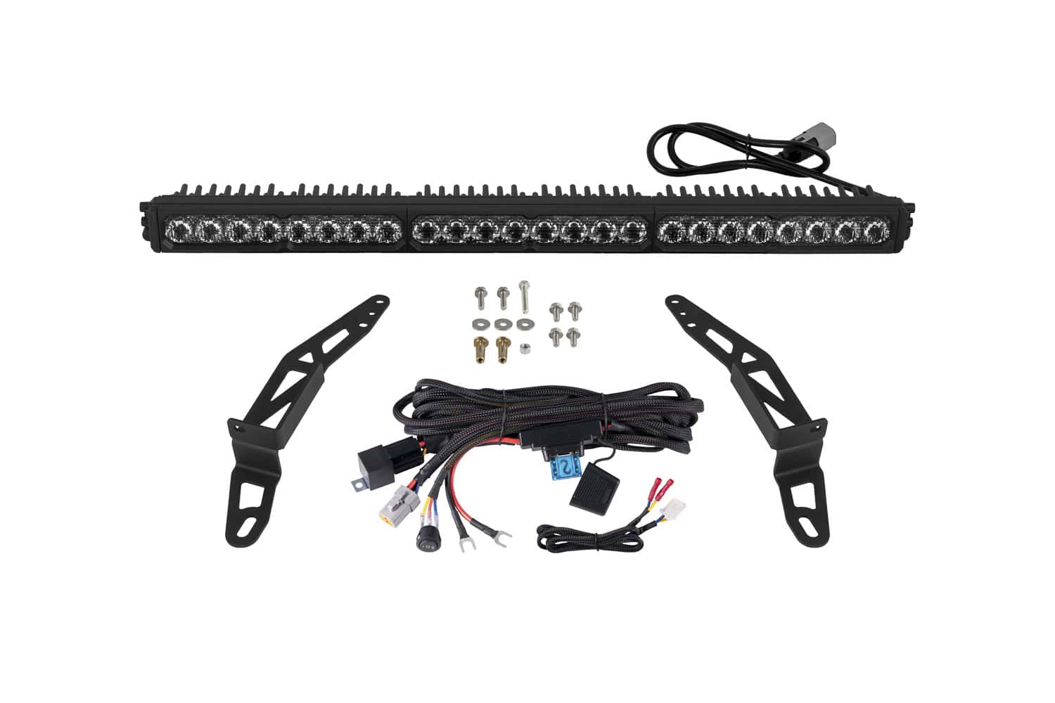 Diode Dynamics DD8718 Jeep 2018 SS30 Bumper LED Kit Sport White Combo ABL