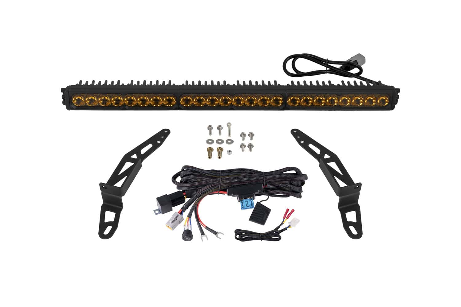Diode Dynamics DD8719 Jeep 2018 SS30 Bumper LED Kit Sport Yellow Driving