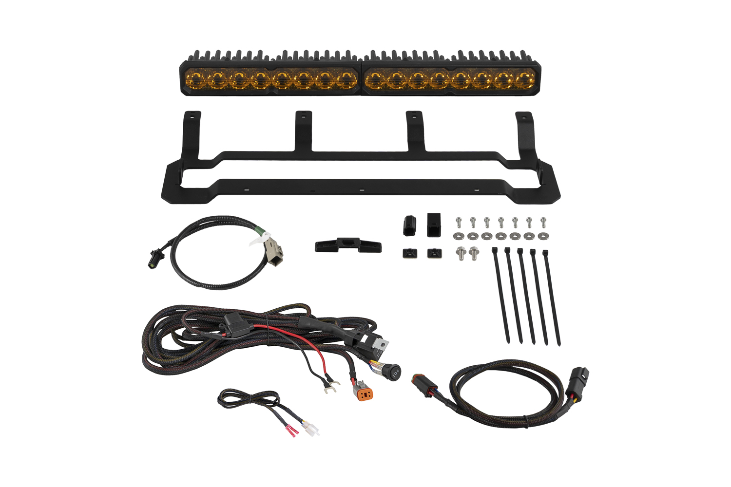 Diode Dynamics 4Runner 2025 Trd Pro Grille Ss20 8 Diode Dynamics DD8739 4Runner 2025 TRD Pro Grille SS20 Pro Yellow Driving