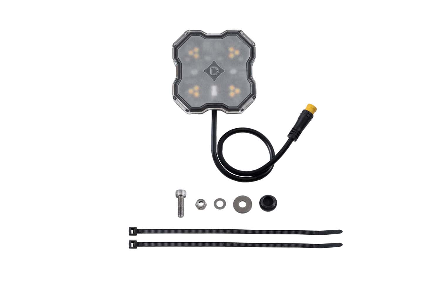 Diode Dynamics Rock Light Amber/White M8 (single)