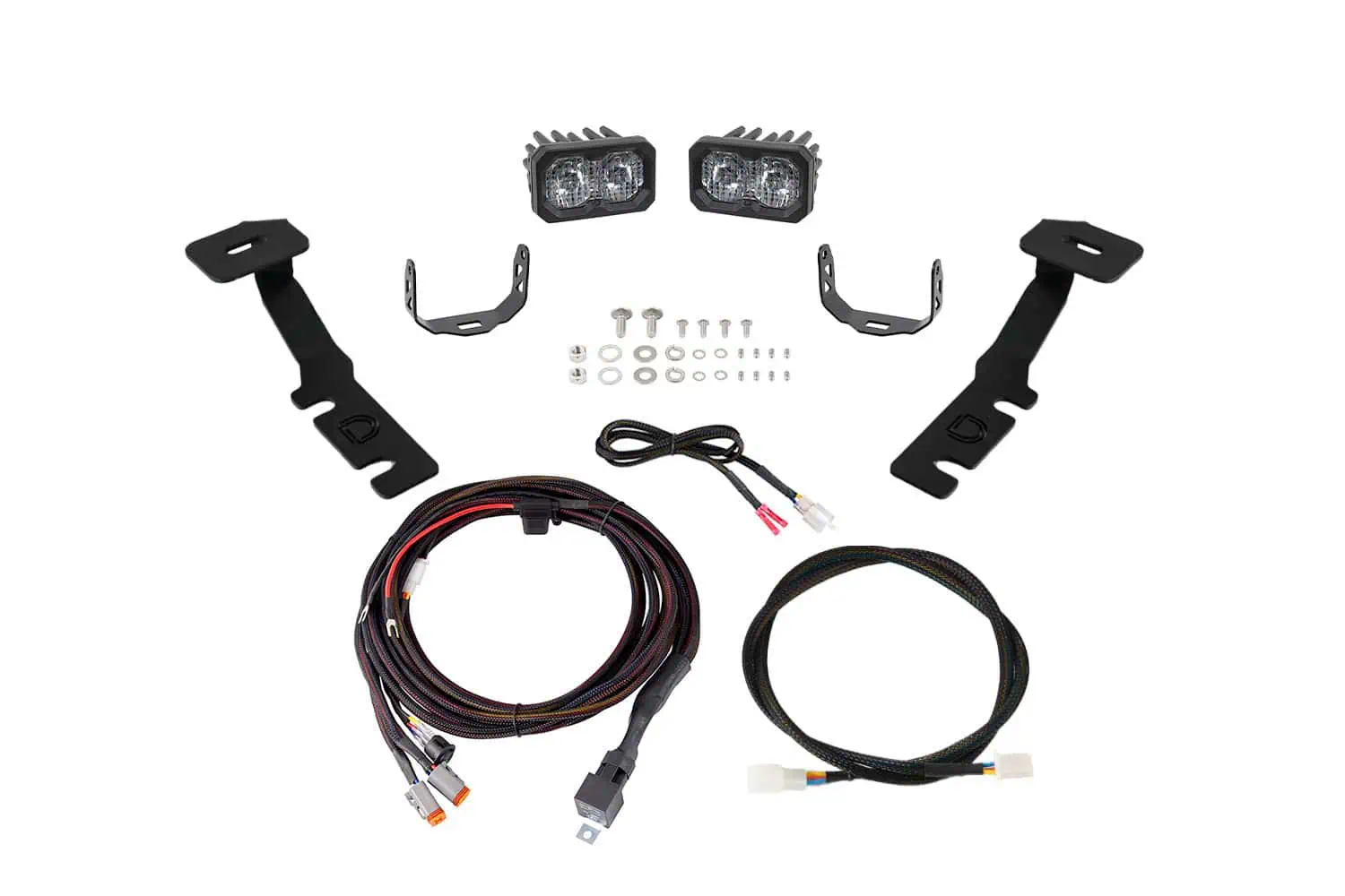 Diode Dynamics C2 2.0 Led Ditch Light Kit For Toyota Rav4 1 Diode Dynamics C2 2.0 LED Ditch Light Kit for Toyota RAV4 White Combo/Driving
