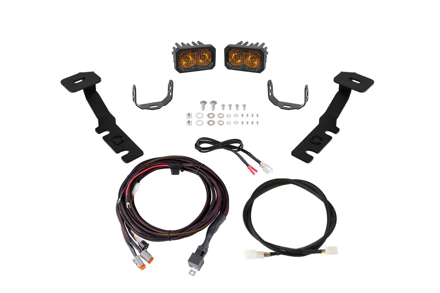 Diode Dynamics C2 2.0 Led Ditch Light Kit For Toyota Rav4 2 Diode Dynamics C2 2.0 LED Ditch Light Kit for Toyota RAV4 Yellow Combo
