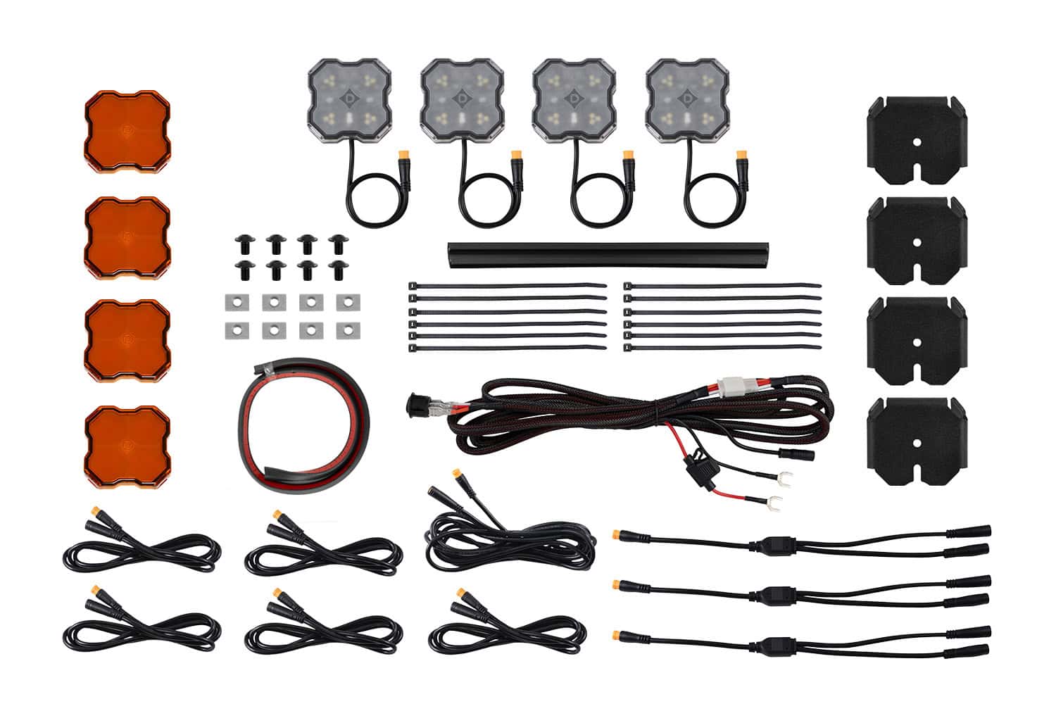 Diode Dynamics DEK Scene Light Dual Color Red/White Kit