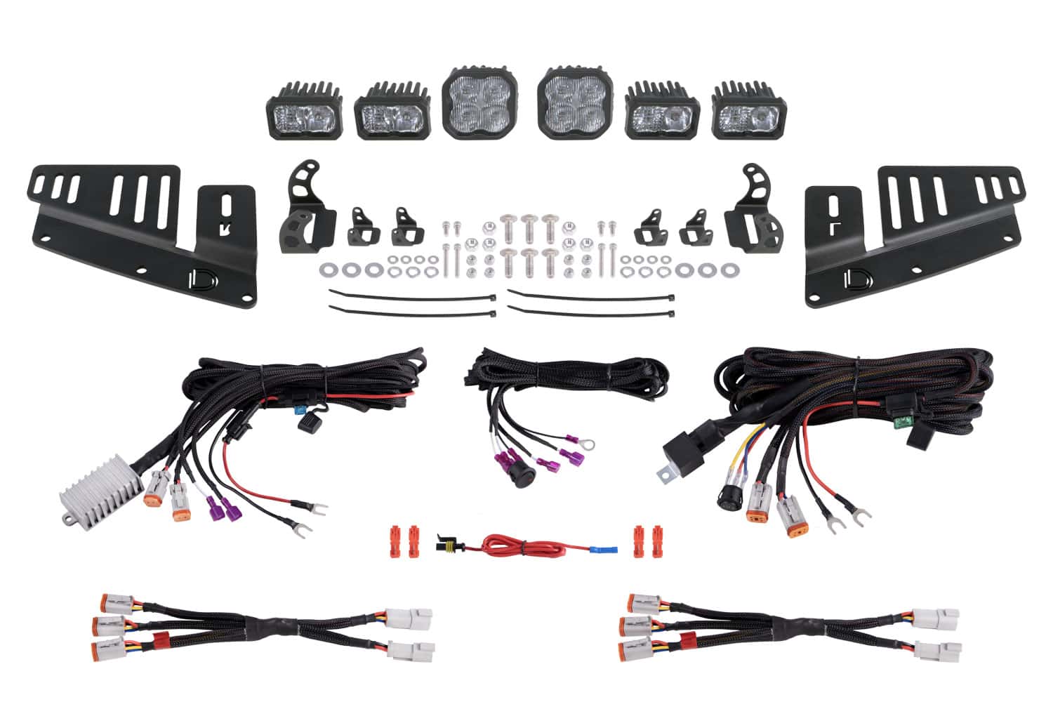 Diode Dynamics Bronco 2021 Fog Pocket Kit Dc 1 Diode Dynamics DD9012 Bronco 2021 Fog Pocket Kit DC