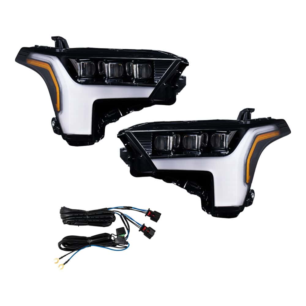 Form Fl0101 Led Headlights For 2022–2026 Toyota Tundra — Oem Reflector (Pair) 1 FORM FL0101 left and right LED headlights for Toyota Tundra with factory reflector lamps