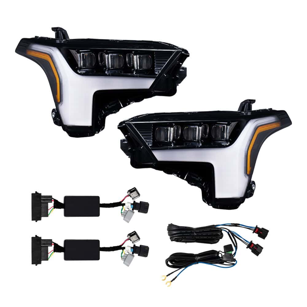 Form Fl0111 Led Headlights For 2022–2026 Toyota Tundra — Oem Projector (Pair) 1 FORM FL0111 left and right LED headlights for Toyota Tundra with factory projector lamps