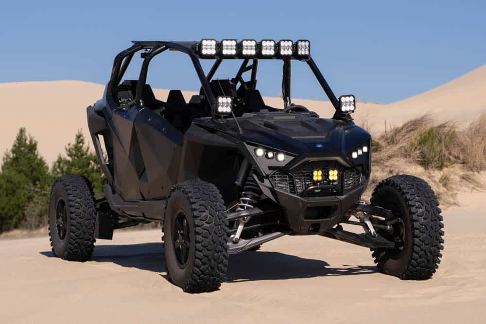 Diode Dynamics Polaris Rzr A-Pillar Led Pod Bracket Kit 4 Diode Dynamics DD7629P Stage Series Roof Bracket Kit for 2020+ Polaris RZR