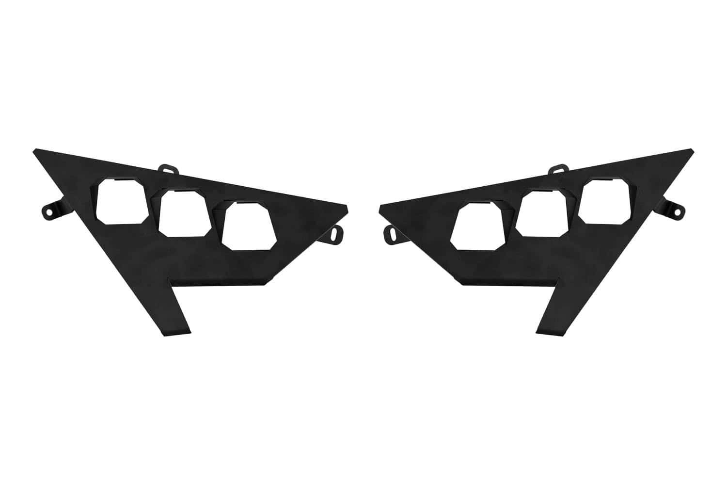 Diode Dynamics DD7643P Polaris RZR C1 Headlight Mounting Bracket Kit (pair)