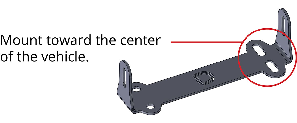 Toyota 4Runner Ss6 Grille-Light Installation Guide 5 Manufacturer step 3: attach the application brackets.