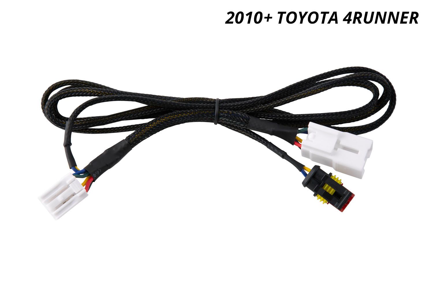2014–2024 Toyota 4Runner Lighting Upgrades 30 DD7163 4Runner-specific adapter harness. Zip ties and T-taps are also supplied.