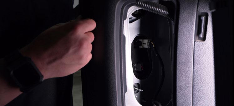2010–2024 Toyota 4Runner Reverse-Light Installation Guide 6 Manufacturer step 5: remove the retaining nuts.