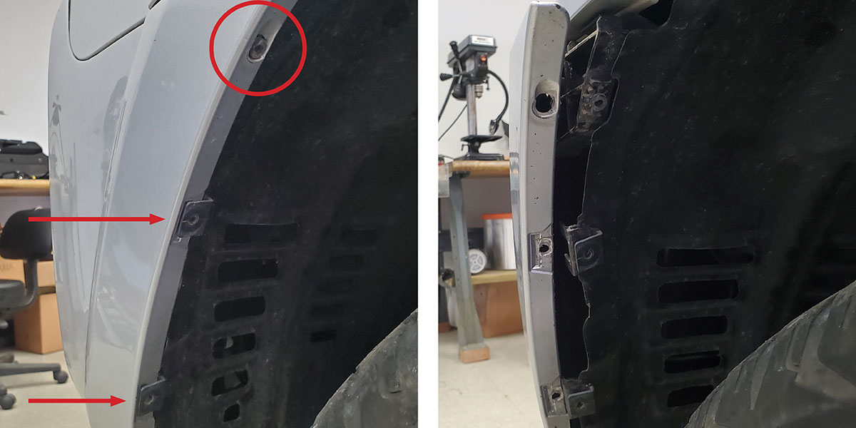 2014–2019 Toyota 4Runner Ss30 Stealth Lightbar Installation Guide 6 Manufacturer step 5: release the bumper corners.