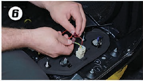 2014–2024 Toyota 4Runner Tail As Turn Installation Guide 7 Original manufacturer instruction photo 6: attach the supplied t-tap.
