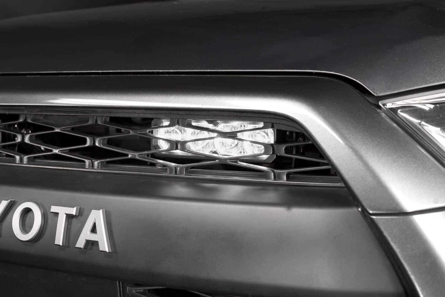 2014–2024 Toyota 4Runner Lighting Upgrades 14 Pair of current SS6 lights in a compatible 4Runner grille.