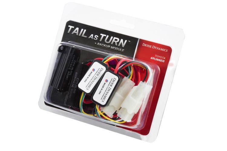 Diode Dynamics Tail-As-Turn Kit For 2014–2024 Toyota 4Runner 9 Module packaging front; this does not add bulbs to Modules Only.