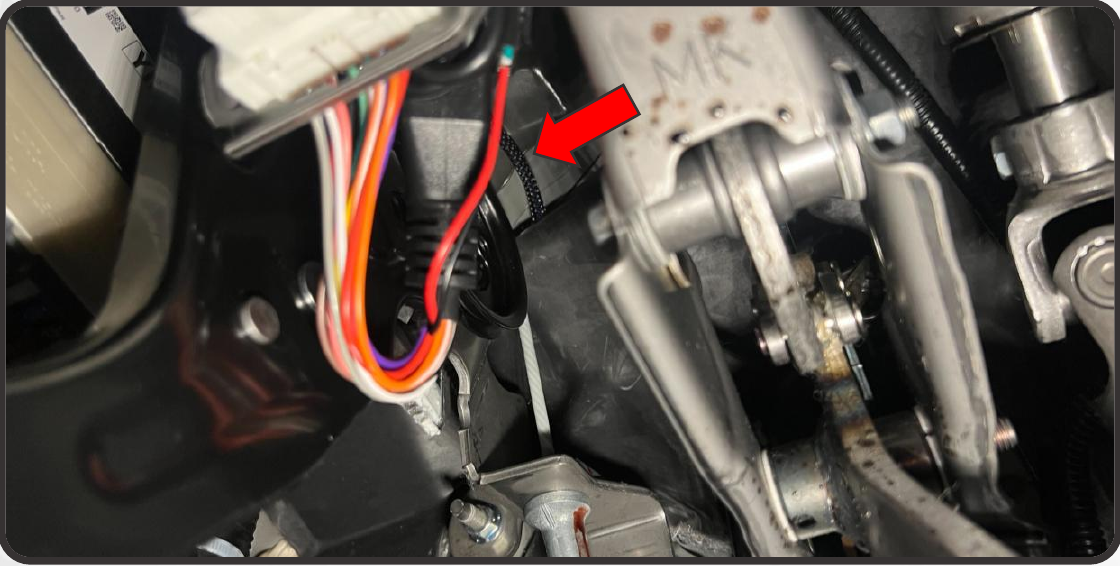 2014–2024 Toyota 4Runner Xbg Grille Installation Guide 21 2019–2024: draw the extension into the driver’s footwell toward the interior fuse panel.