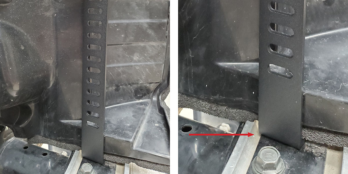 2014–2019 Toyota 4Runner Ss30 Stealth Lightbar Installation Guide 10 Manufacturer step 9: slide the brackets into position.