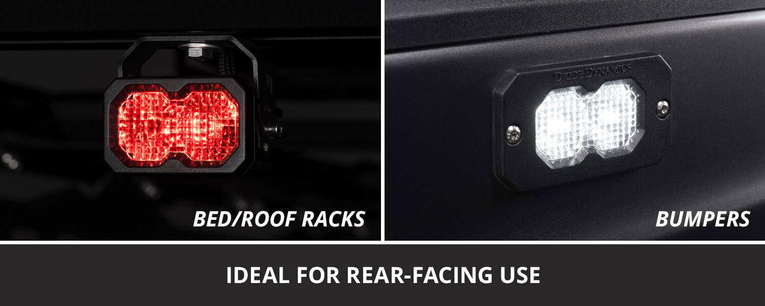 Diode Dynamics C2R White Flood Flush Mount Led Pod (One) 4 Diode Dynamics DD8573S C2R White Flood Flush Mount LED Pod (one)