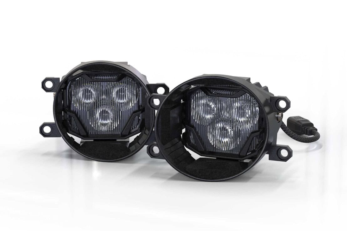 Morimoto 4Banger 2.0 Complete Fog Light Kit For 2012–2023 Toyota Tacoma 2 Type T assembly angled view.