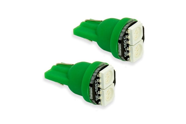 Diode Dynamics 194 Blue Or Green Interior Led Bulbs (Pair) 59 DD0034P · 194 SMD2 LED Green (pair)
