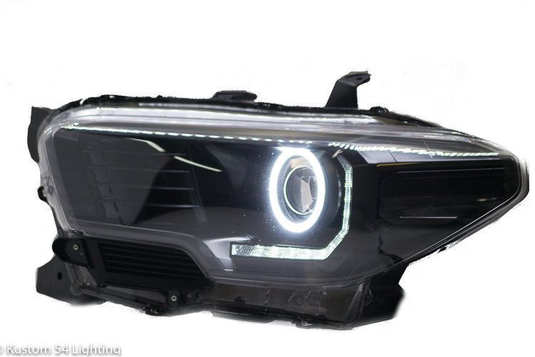 Diode Dynamics 80 Mm Hd Led Retrofit Halos (Pair) 28 HD LED Halos for 2016-2019 Toyota Tacoma (pair) · Retrofit example; headlight assembly is not included. White illumination shows Switchback operation, not the single-colour Red/Amber options.