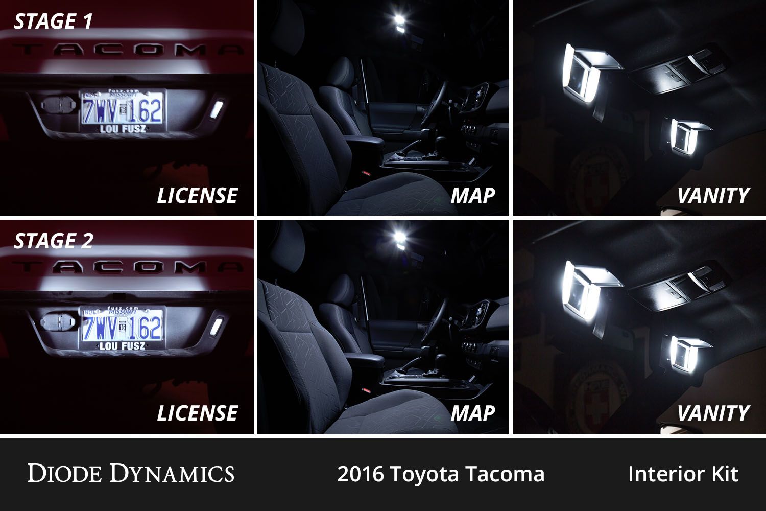 Diode Dynamics Interior Led Conversion Kit For 2016–2023 Toyota Tacoma 24 Interior LED Conversion Kit for 2016-2023 Toyota Tacoma