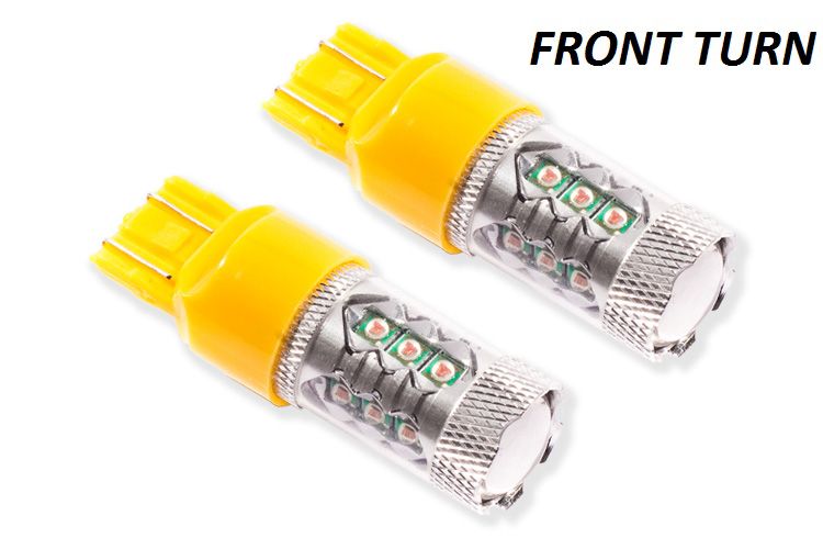 Diode Dynamics 7440/7443 Amber Or Red Led Bulbs (Pair) 101 Front Turn Signal LEDs for 2016-2023 Toyota Tacoma (pair) · Application example: check the colour and year/function table; XP80 tail/brake examples apply to 2016–2019, not 2020–2023.