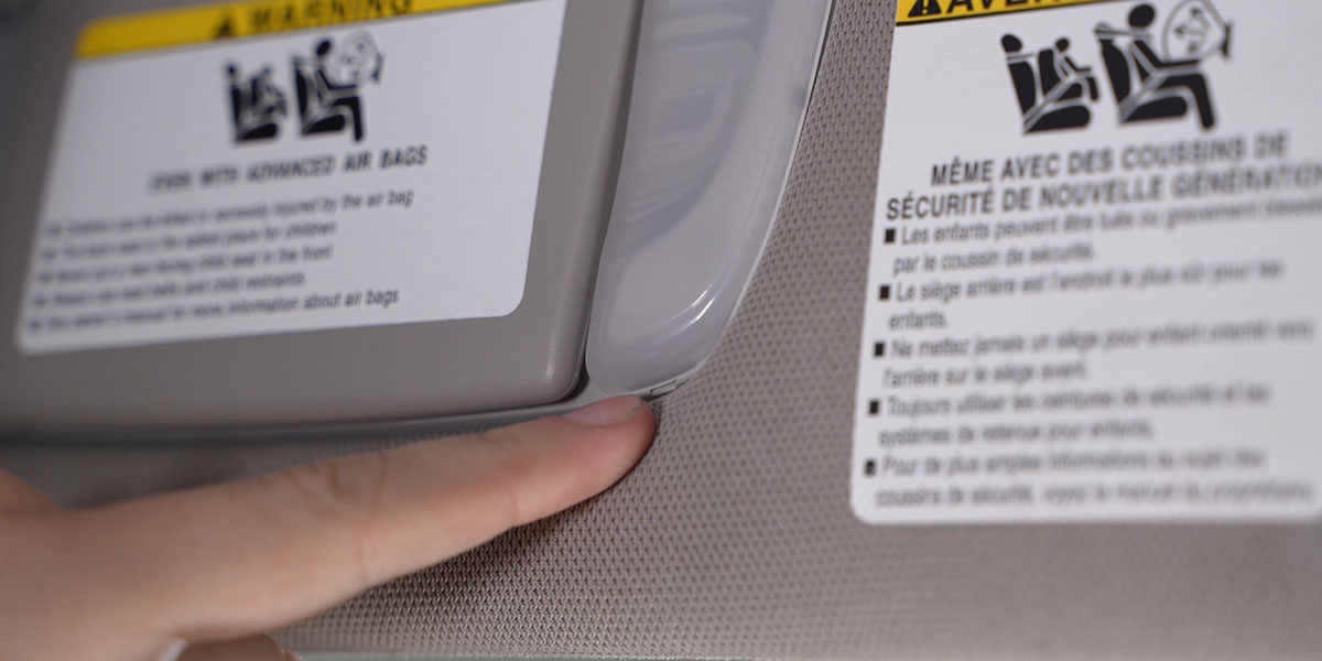 Toyota Tacoma Interior Led Bulb Installation And Size Checks 2 Original manufacturer photograph: locate the lens-release indentation.