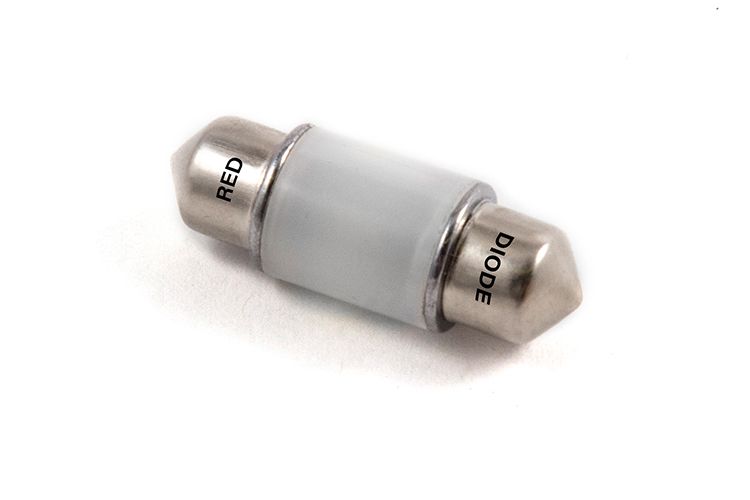 Diode Dynamics 31 Mm Smf2 Or Hp6 Led Festoon Bulb (Single) 66 DD0301S · 31mm HP6 LED Red (single)