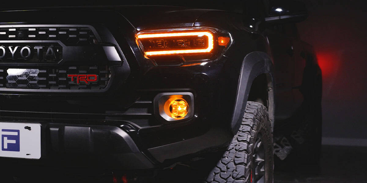 2016–2023 Tacoma Form Headlight Installation Guide 16 Refit the front-end panels after checking all light functions.