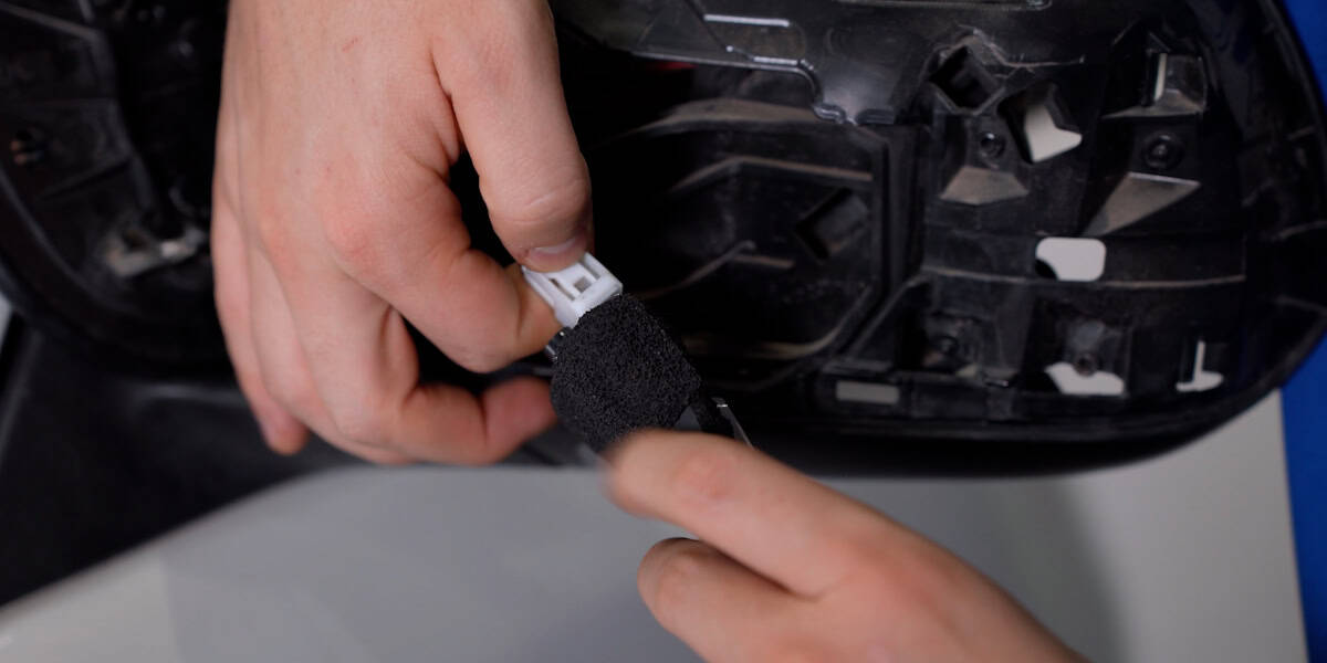 Install Form Mirror Turn-Signal Lights On Your Tacoma 5 Release the factory lamp connector.