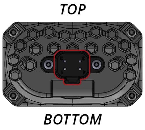 2016–2023 Toyota Tacoma Ditch Light Installation Guide 10 Manufacturer pod orientation and connector location.