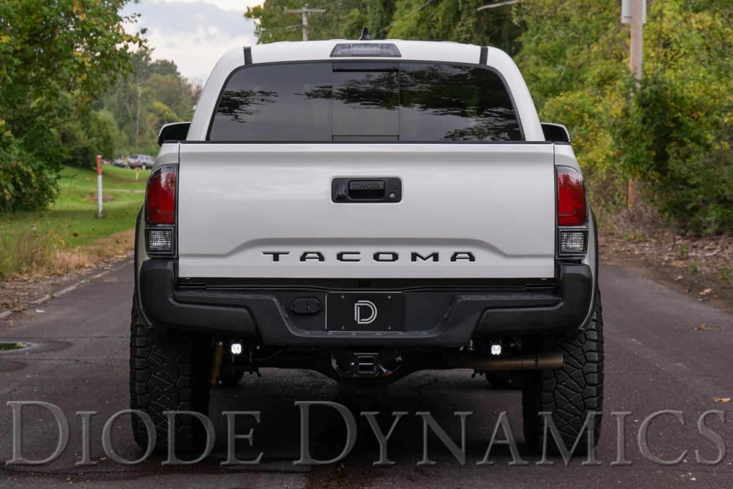 Diode Dynamics Stage Series Reverse Light Kit For 2016-2023 Toyota Tacoma C1 12 Manufacturer reverse kit/application view; other vehicle equipment is separate.