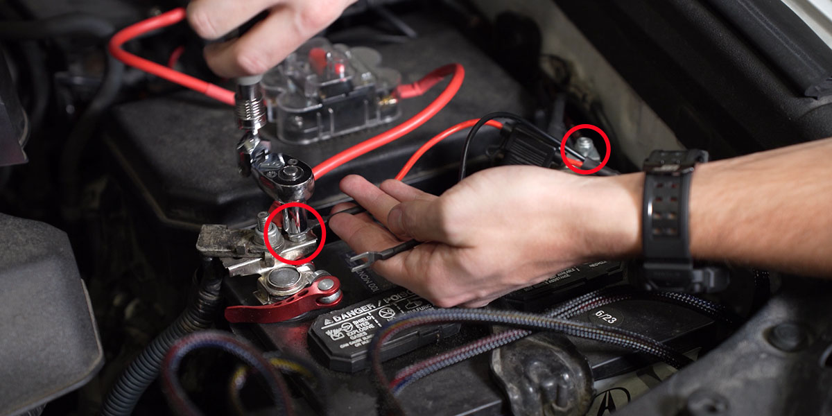Prinsu/Sherpa Ss5 Crosslink Installation Guide 12 Connect the power leads.