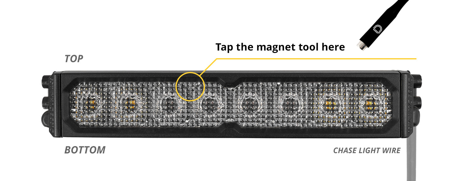 Ss10 Chase Light Installation &Amp; Programming Guide 3 SmartTap sensor position for the supplied magnet.