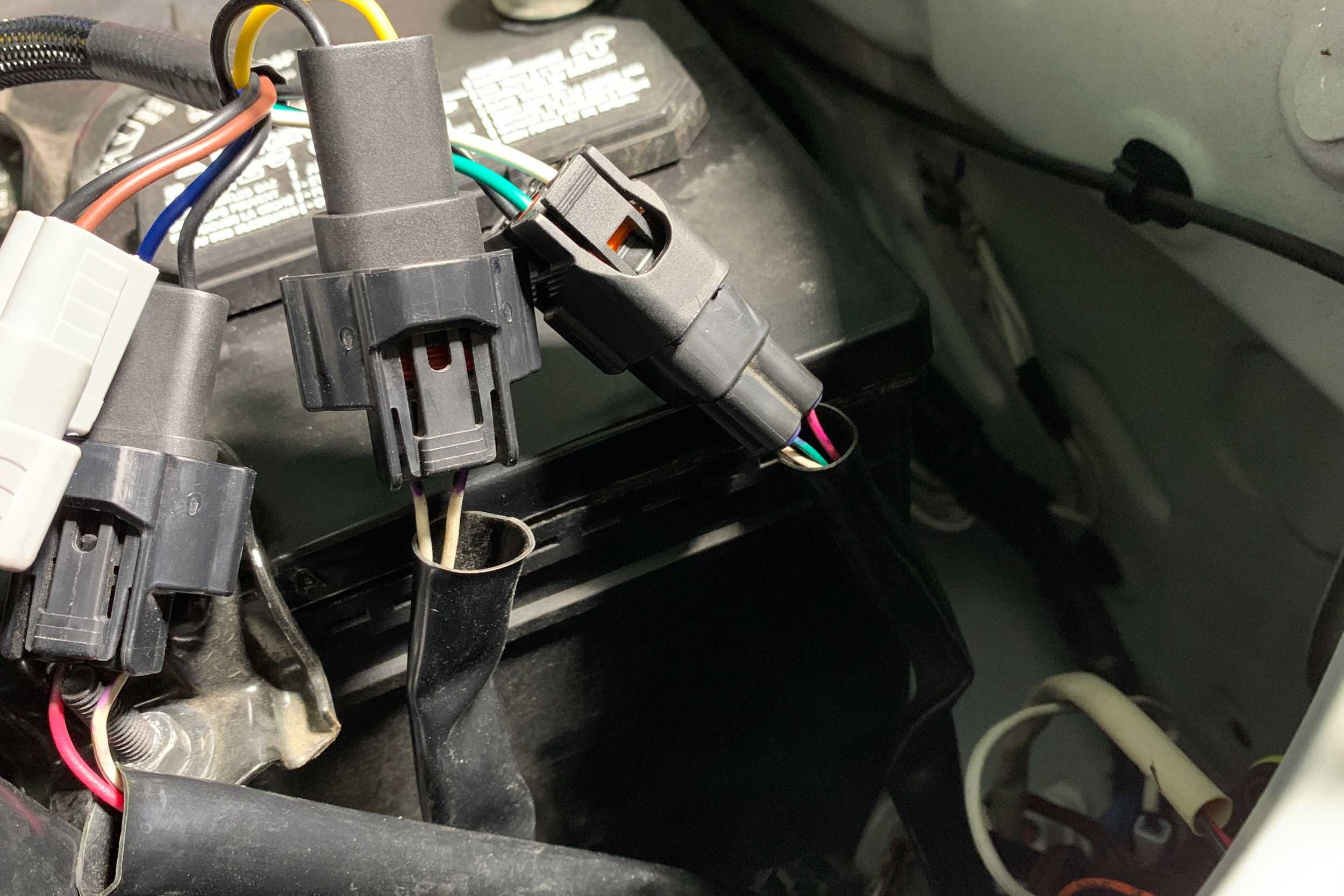 Morimoto Oem Led Headlight Conversion Harness For 2016–2023 Toyota Tacoma 12 Morimoto H128 manufacturer photograph or technical illustration.